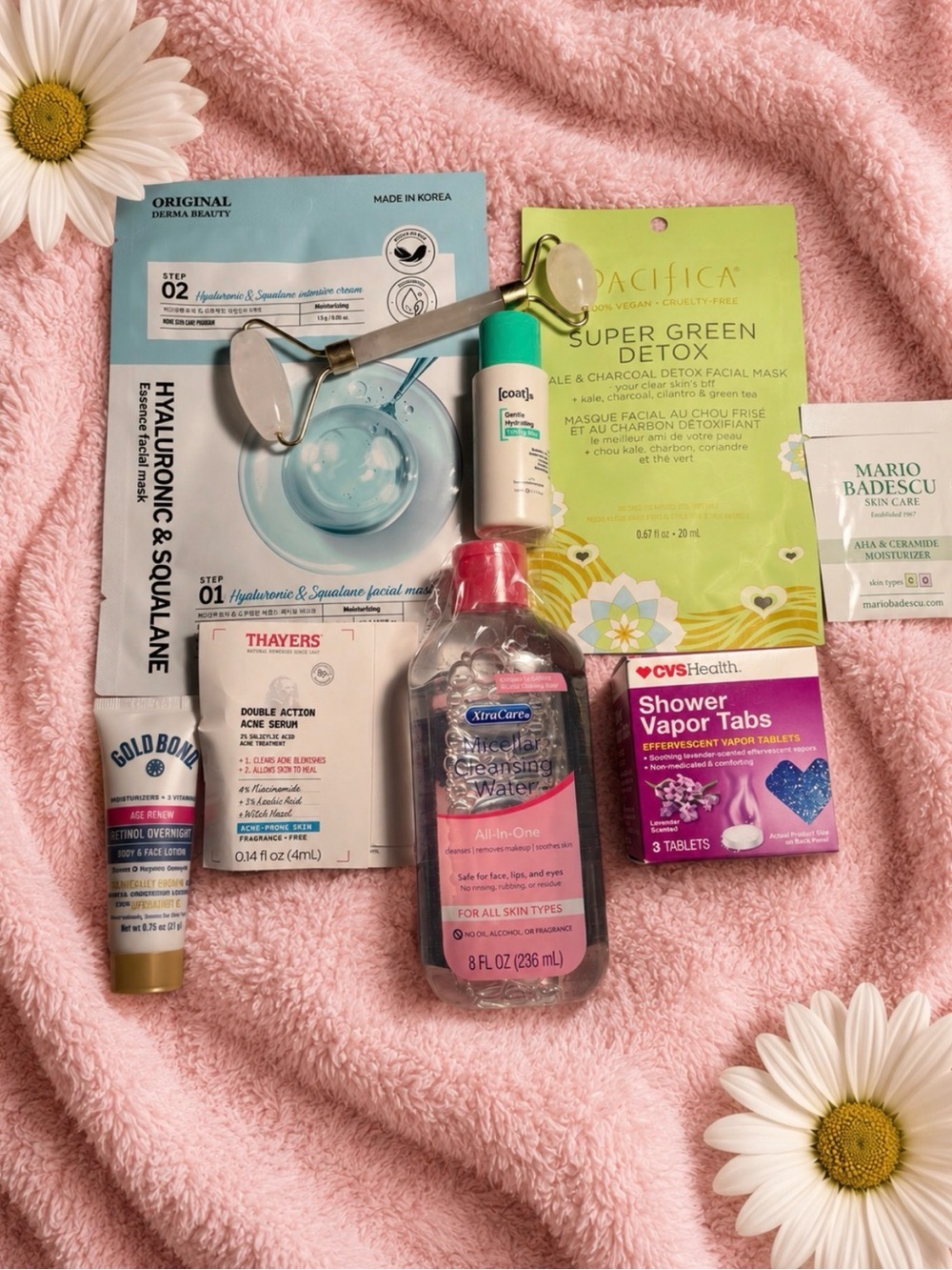 Facial Care Bundle With Zipper Carry Bag Beauty Facial Pampering